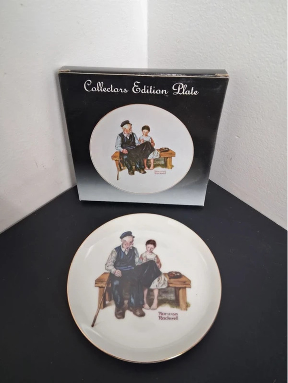 Norman Rockwell Collectors Edition Plate - Lighthouse Keeper’s Daughter 6.25”